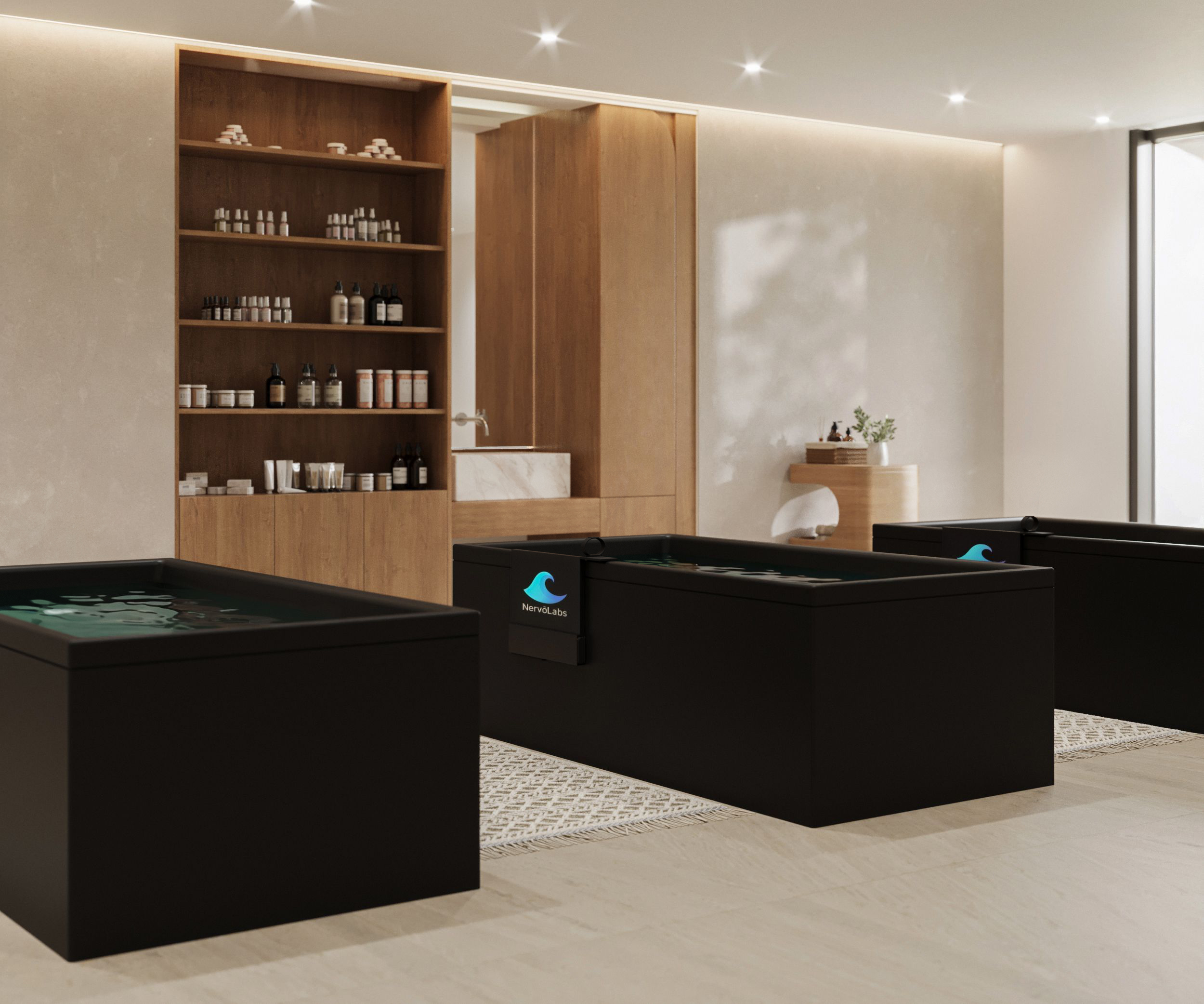NervōCold Spa Setup - Light